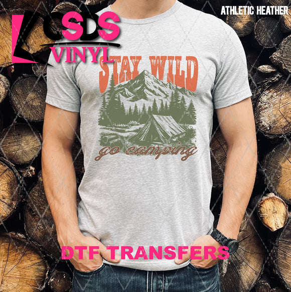 DTF Transfer - DTF009990 Stay Wild Go Camping