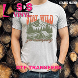 DTF Transfer - DTF009990 Stay Wild Go Camping