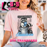 DTF Transfer - DTF009997 Social Gathering Survivor