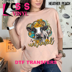 DTF Transfer - DTF010027 Untamed Cow