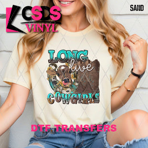 DTF Transfer - DTF010028 Long Live Cowgirls Cow