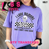 DTF Transfer - DTF010065 I Love Rumors