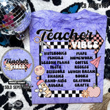 DTF Transfer - DTF010081 Teacher Vibes