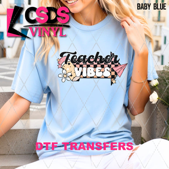 DTF Transfer - DTF010082 Teacher Vibes Pocket