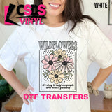 DTF Transfer - DTF010096 Wildflowers Half Color