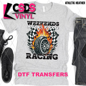 DTF Transfer - DTF010098 Weekends are for Racing 2