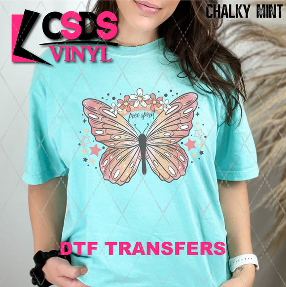 DTF Transfer - DTF010104 Free Spirit Butterfly