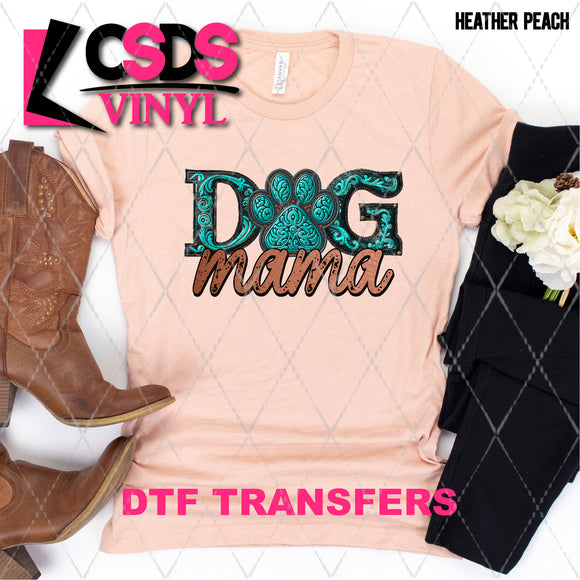 DTF Transfer - DTF010131 Dog Mama Faux Leather