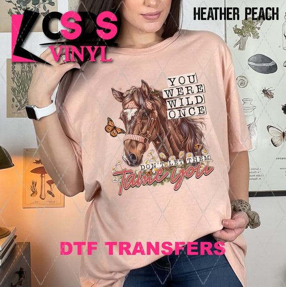 DTF Transfer - DTF010165 You were Wild Once