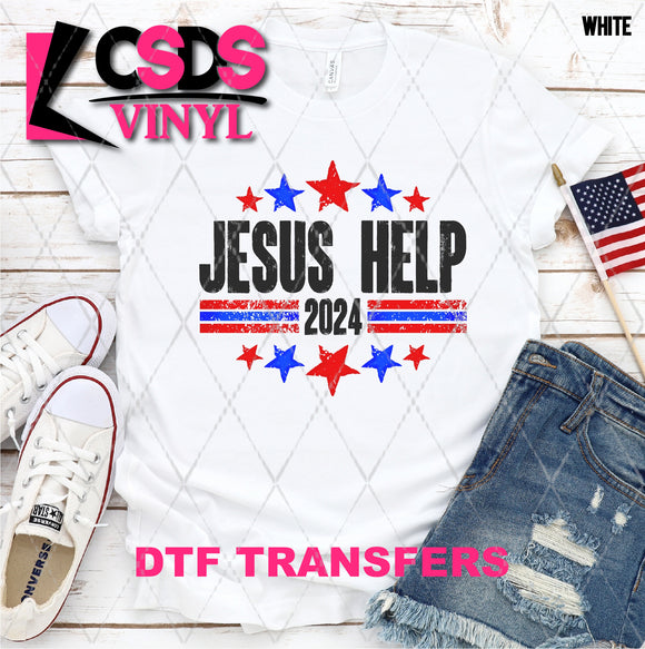 DTF Transfer - DTF010183 Jesus Help 2024