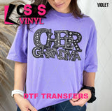 DTF Transfer - DTF010188 Cheer Grandma Faux Rhinestones