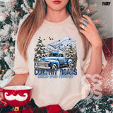 DTF Transfer - DTF010227 Country Roads Take Me Home Winter