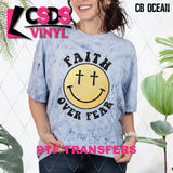 DTF Transfer - DTF010260 Faith Over Fear Smile