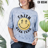 DTF Transfer - DTF010260 Faith Over Fear Smile