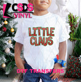 DTF Transfer - DTF010272 Little Claus Faux Embroidery/Glitter