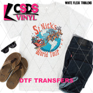 DTF Transfer - DTF010283 St. Nicks World Tour