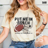 DTF Transfer - DTF010305 Put Me in Coach Football