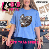 DTF Transfer - DTF010310 Football with Leopard Bow