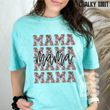 DTF Transfer - DTF010321 Floral Mama Stacked Word Art