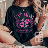 DTF Transfer - DTF010371 Cat Mom Social Club