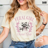 DTF Transfer - DTF010381 Feral Moms Social Club Pink