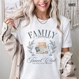 DTF Transfer - DTF010385 Family Vacation Travel Club Dark Grey