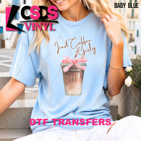 DTF Transfer - DTF010389 Iced Coffee Girly