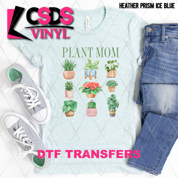 DTF Transfer - DTF010402 Plant Mom Plant Grid