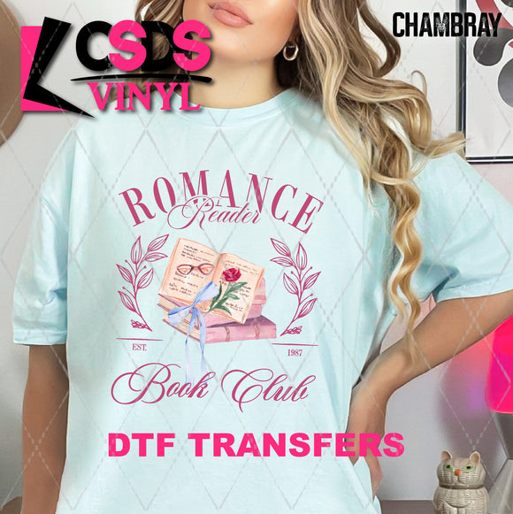 DTF Transfer - DTF010412 Romance Reader Book Club