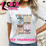 DTF Transfer - DTF010424 Take Care of Yourself