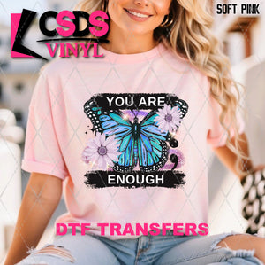 DTF Transfer - DTF010429 You are Enough Butterfly