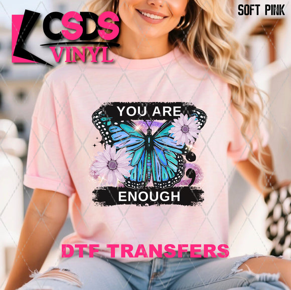 DTF Transfer - DTF010429 You are Enough Butterfly