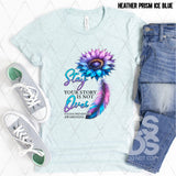 DTF Transfer - DTF010443 Stay Your Story is not Over Feather Sunflower