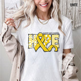 DTF Transfer - DTF010466 Hope Childhood Cancer Awareness