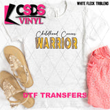 DTF Transfer - DTF010468 Childhood Cancer Warrior Leopard