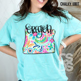 DTF Transfer - DTF010477 Colorful Paisley States