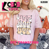 DTF Transfer - DTF010484 Boo Ghosties Stacked Word Art