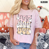 DTF Transfer - DTF010484 Boo Ghosties Stacked Word Art