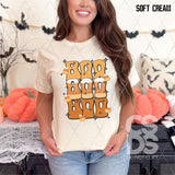 DTF Transfer - DTF010488 Boo Candy Corn Stacked Word Art