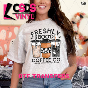 DTF Transfer - DTF010500 Freshly Boo'd Coffee Co