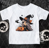 DTF Transfer - DTF010511 Cute Witch & Jack O Lantern