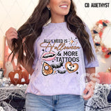 DTF Transfer - DTF010539 Halloween & More Tattoos Sleeve