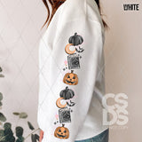 DTF Transfer - DTF010543 Halloween Jack O Lantern Sleeve