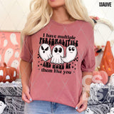 DTF Transfer - DTF010550 I have Multiple Personalities Ghosts