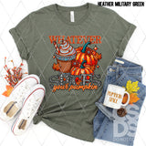 DTF Transfer - DTF010632 Whatever Spices Your Pumpkin Faux Embroidery/Rhinestones