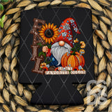 DTF Transfer - DTF010633 Fall is My Favorite Color Gnome Faux Embroidery/Rhinestones