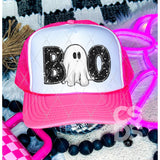 DTF Transfer - DTF010644 Boo Ghost Faux Embroidery/Sequins