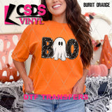 DTF Transfer - DTF010644 Boo Ghost Faux Embroidery/Sequins