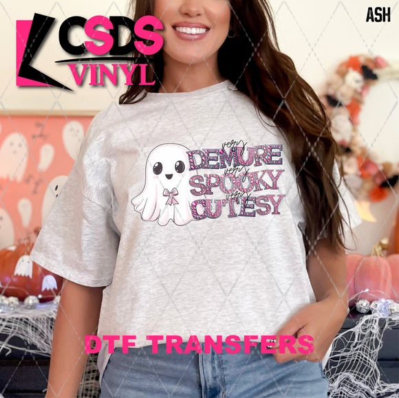 DTF Transfer - DTF010646 Demure Spooky Cutesy Faux Rhinestones