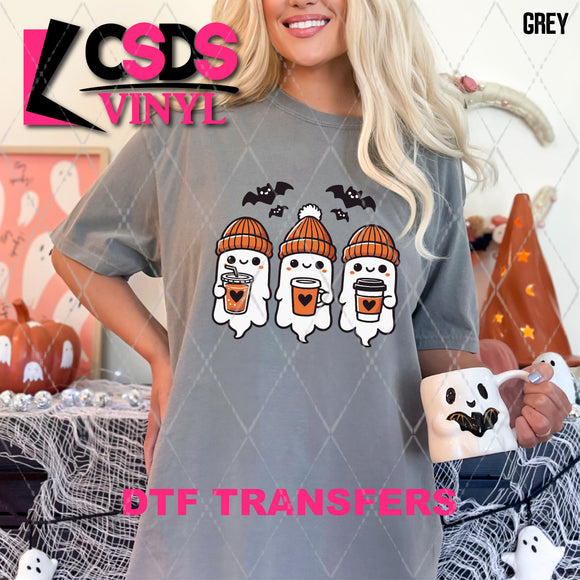 DTF Transfer - DTF010649 Ghost Coffee Trio